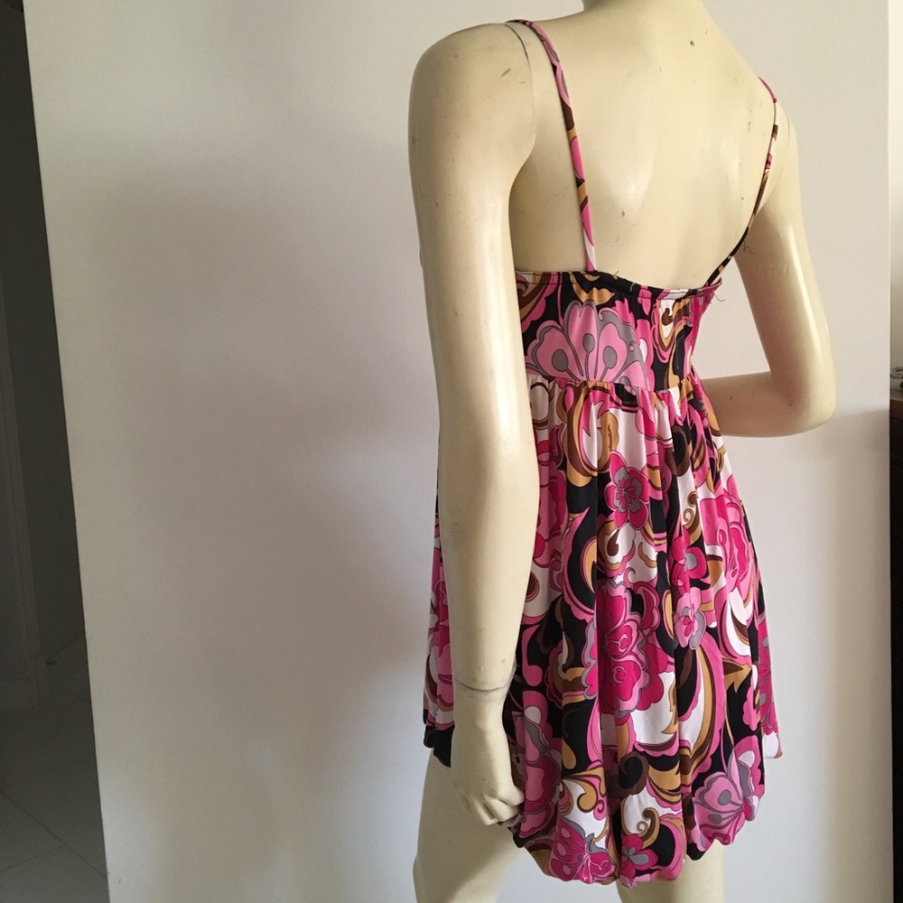 Multi Colored Bubble Hem Dress - image 5